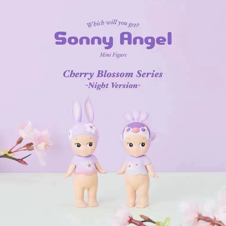 Sonny Angel Mini Figure Cherry Blossom Series Night Version Blind Box
