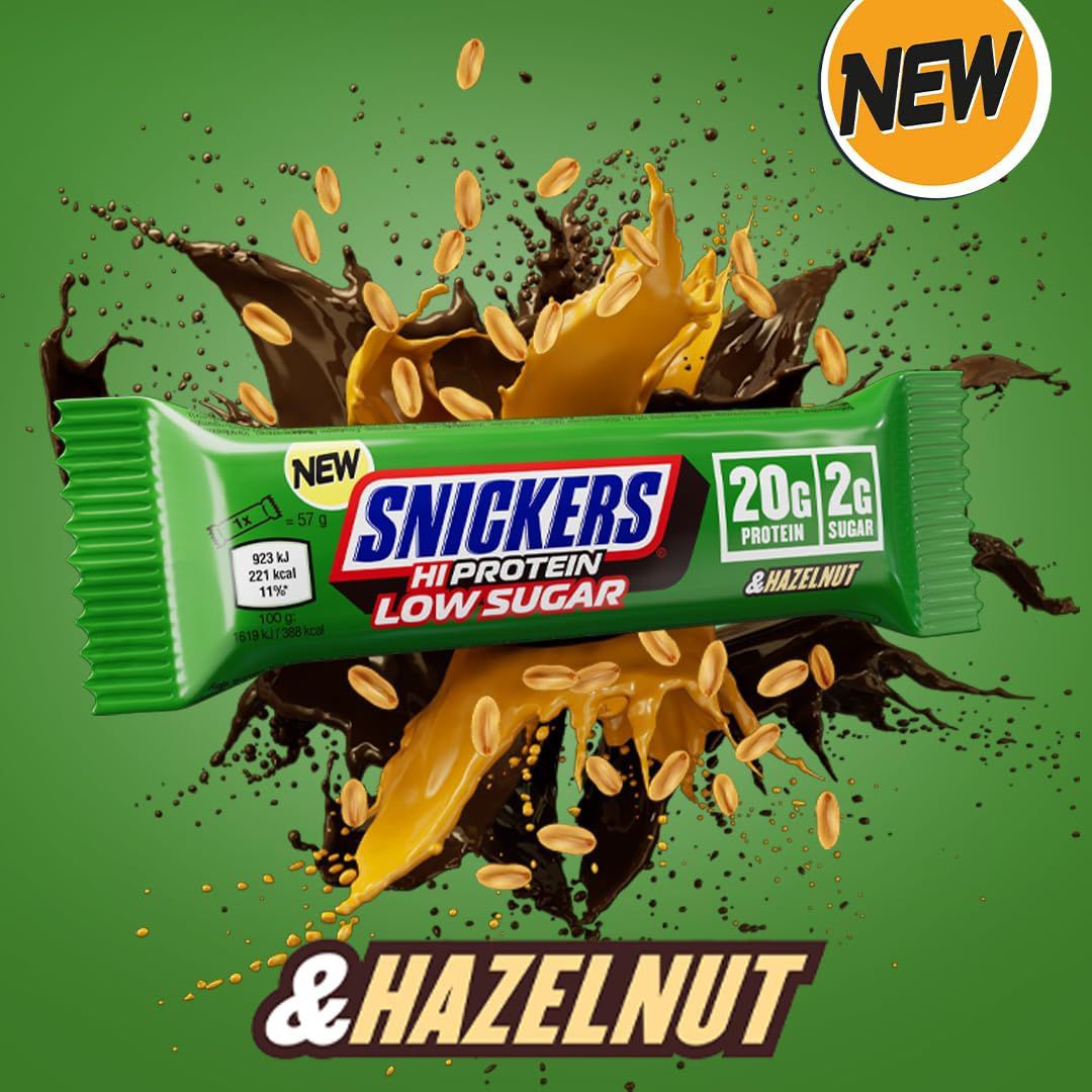 Snickers Hi Protein Low Sugar Hazelnut 57g