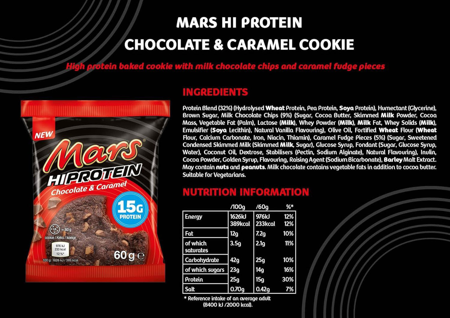 Mars Hi-Protein Chocolate & Caramel 60g