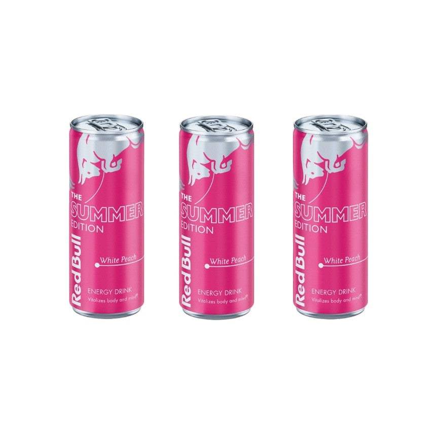 Red Bull Energy Drink The Summer Edition White Peach Flavor 250ml