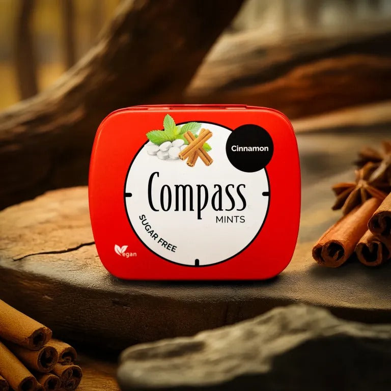 Compass Cinnamon Mints Sugarfree 14g