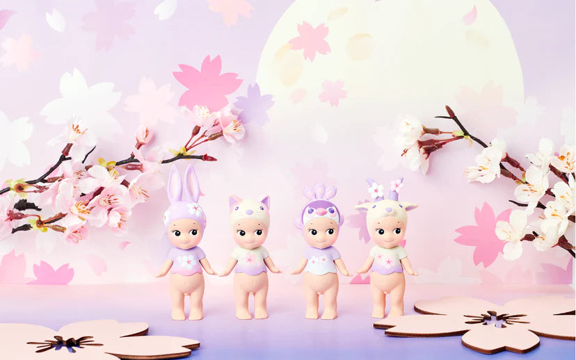 Sonny Angel Mini Figure Cherry Blossom Series Night Version Blind Box