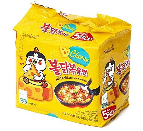 Samyang Cheese Hot spicy Ramen Packing
