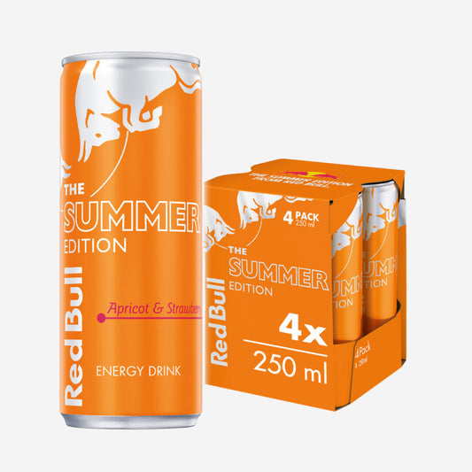Red Bull The Apricot Edition Apricot-Strawberry Energy Drink 250ml