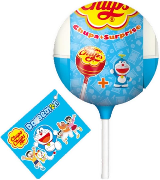 Chupa Chups Surprise Doraemon Strawberry Flavor Candy 12G