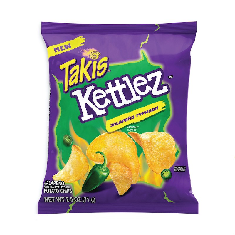 Takis Kettlez Jalapeno Typhoon 2.5 Ounce