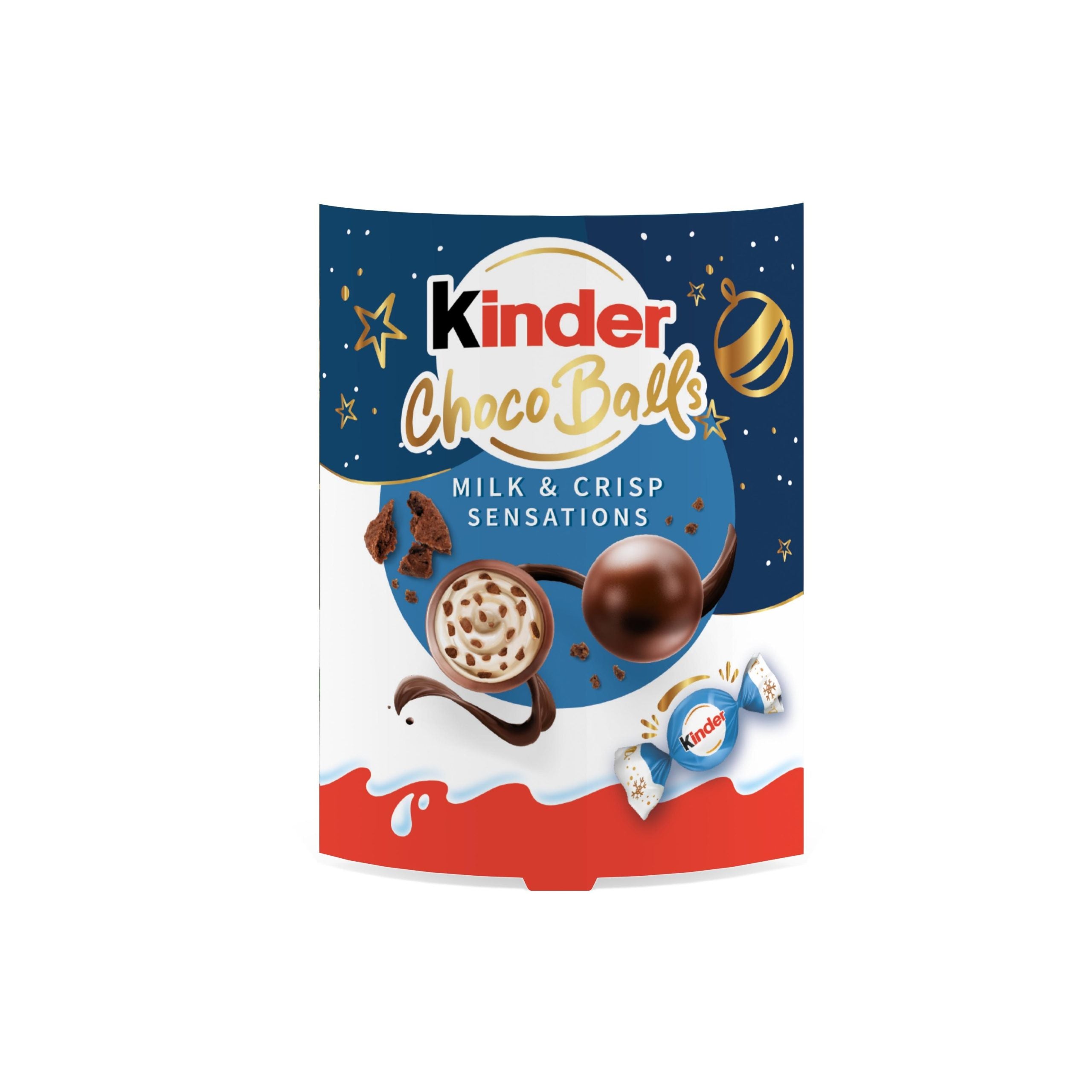 Kinder Choco Balls Milk & Crisp Sensations 90G