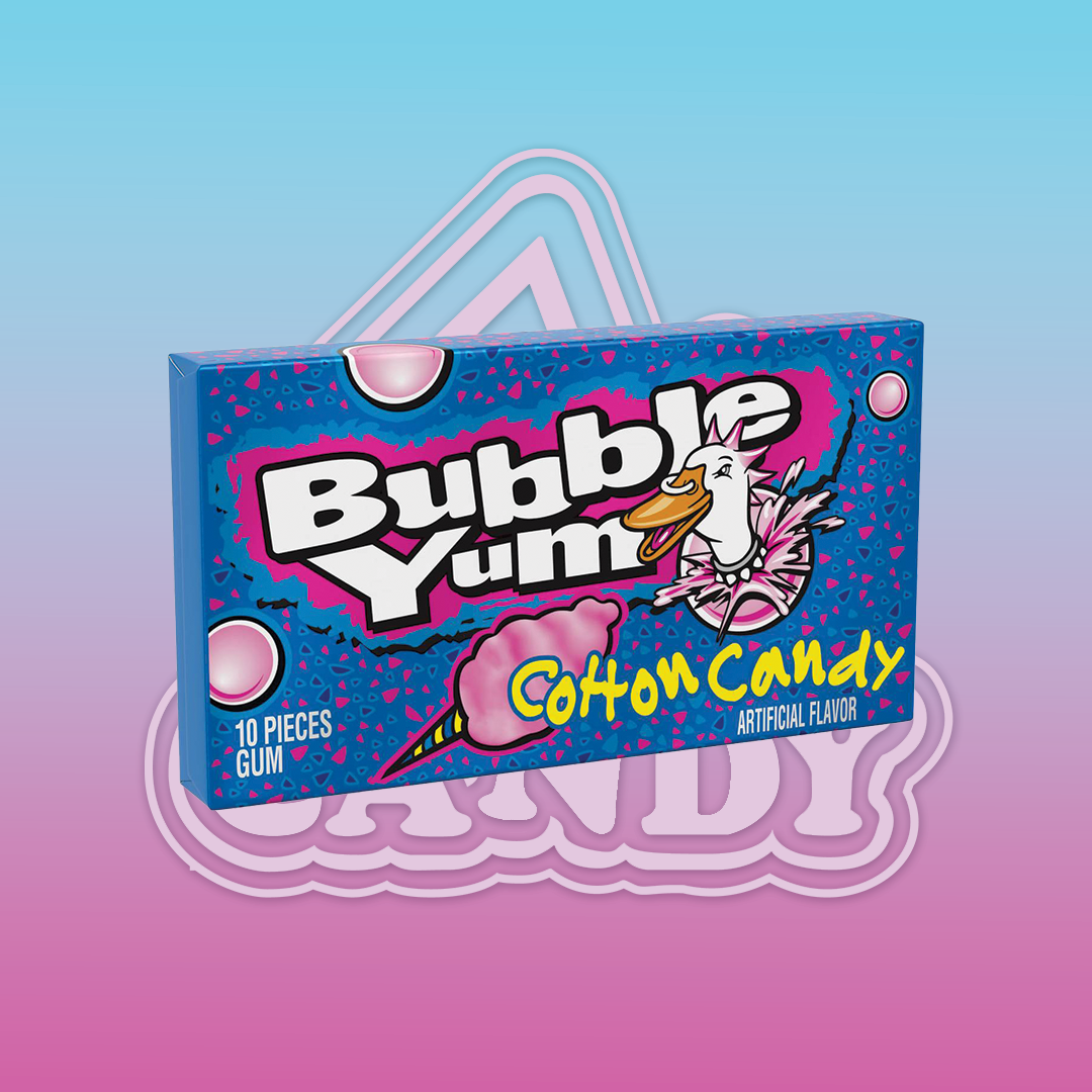 Bubble Yum Cotton Candy Gum 80G