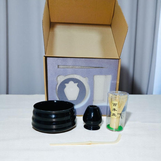 Matcha Set of 4pcs Black Color