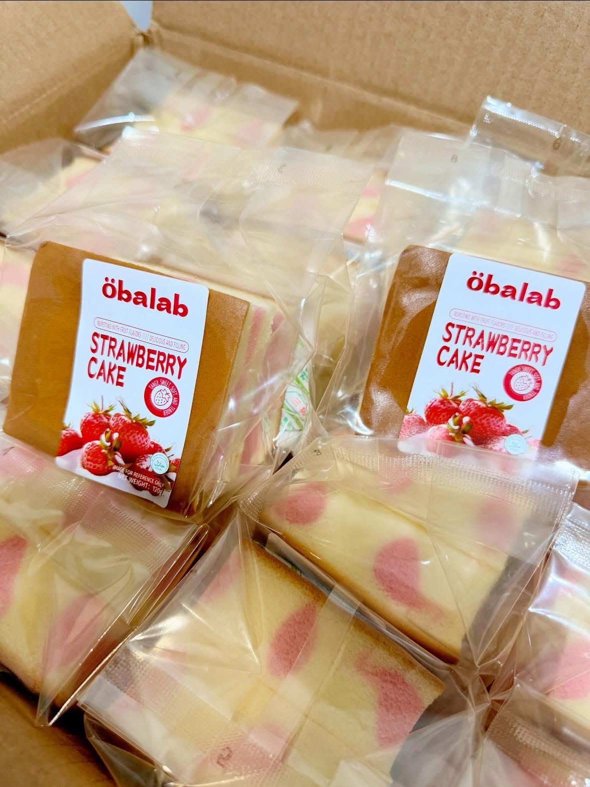 Obalab Strawberry Fruity Cake