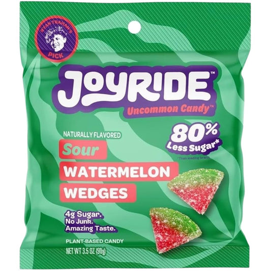 Joyride Sour Watermelon Wedges Low  Sugar Case, 3.5 Ounce, 99g