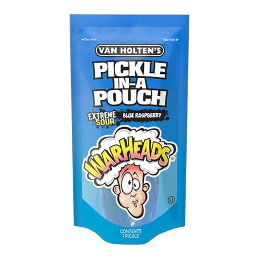 Van Holten's Warheads Blue Raspberry  Jumbo-Pickle