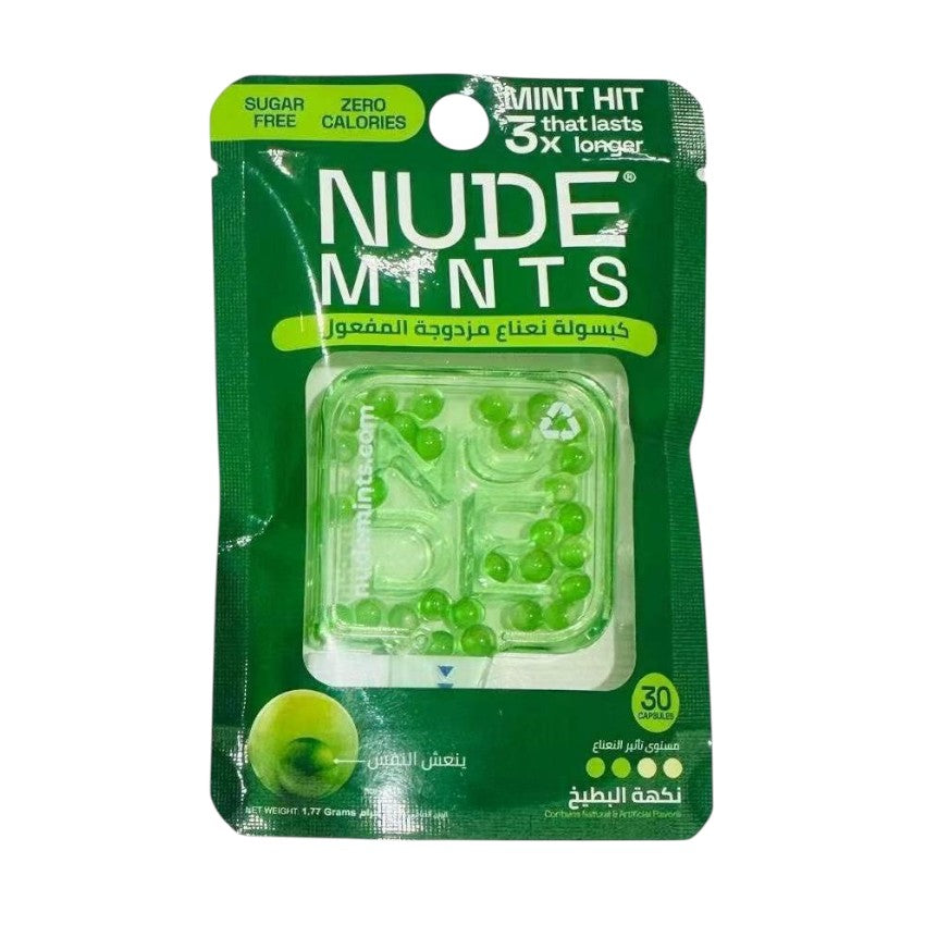 Nude Mints Melon Flavor 30 Capsules