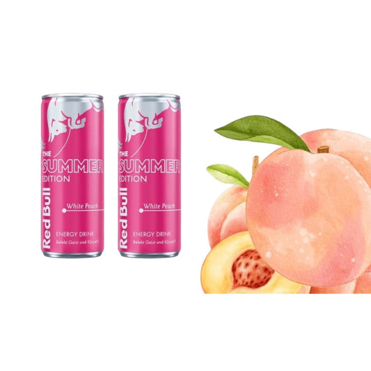 Red Bull Energy Drink The Summer Edition White Peach Flavor 250ml