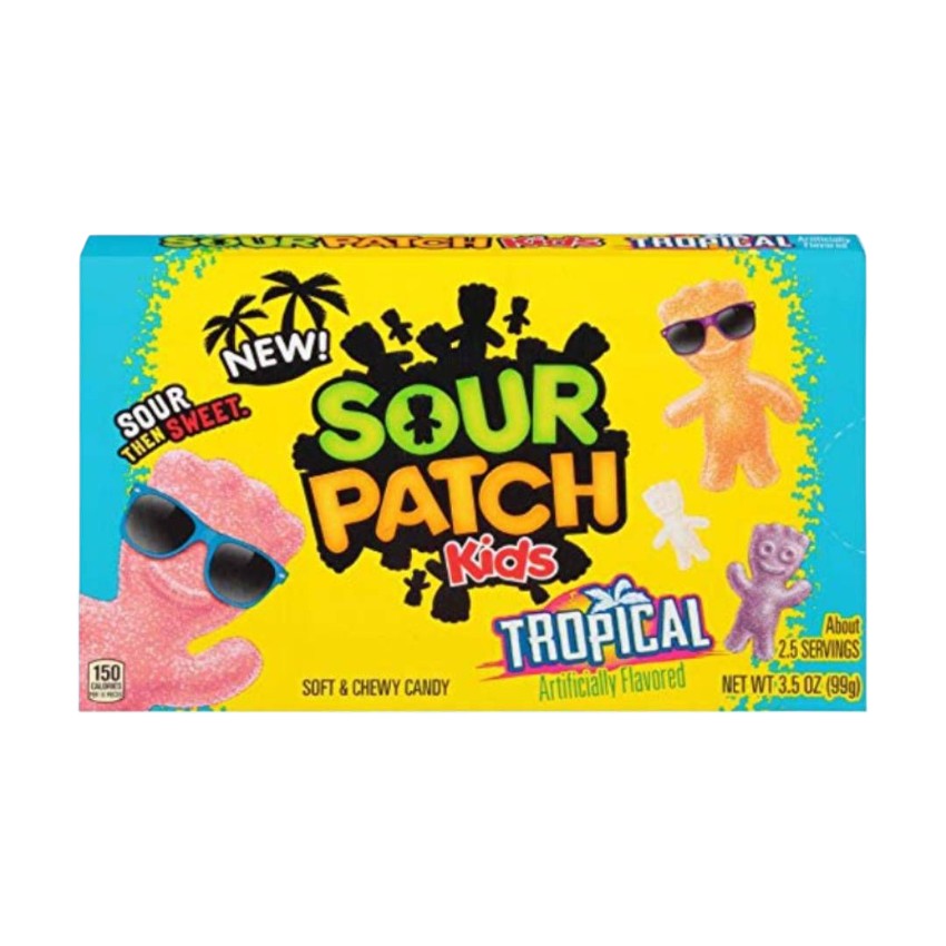 Sour Patch kids Tropical Soft Chewy TB 3.5oz (99g)