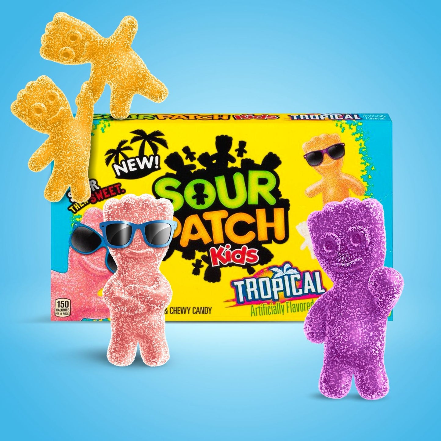 Sour Patch kids Tropical Soft Chewy TB 3.5oz (99g)
