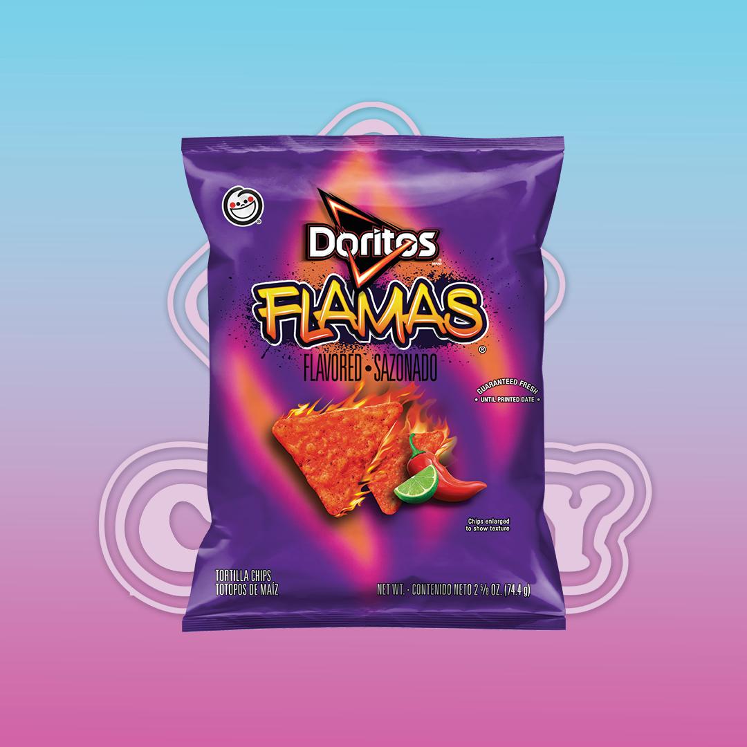 Doritos Tortilla Chips Flamas Flavored 2 5/8 Oz