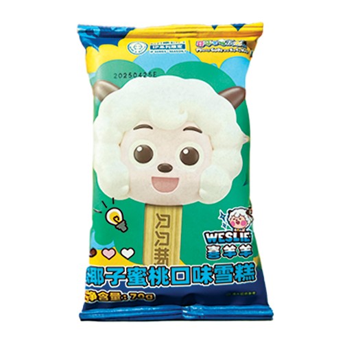 PADDI Sheep Coconut & Peach Ice Cream 70g