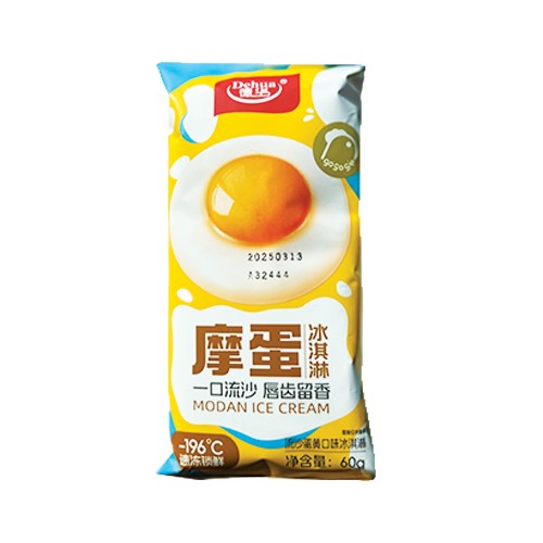 Dehua MoDan Lava Egg Yolk Flavor Ice Cream 60g