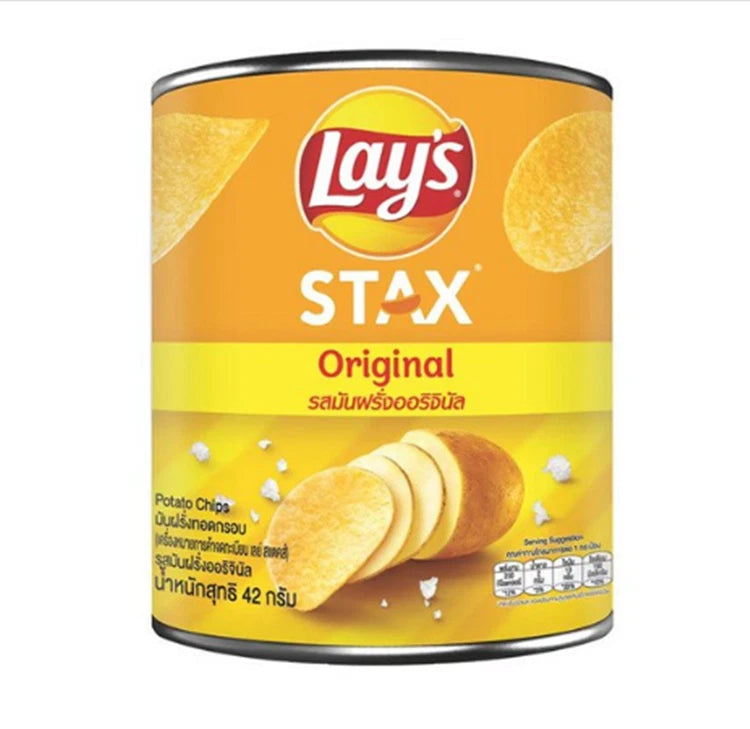 Lay'S Stax Original Potato Chips - Halal  42G